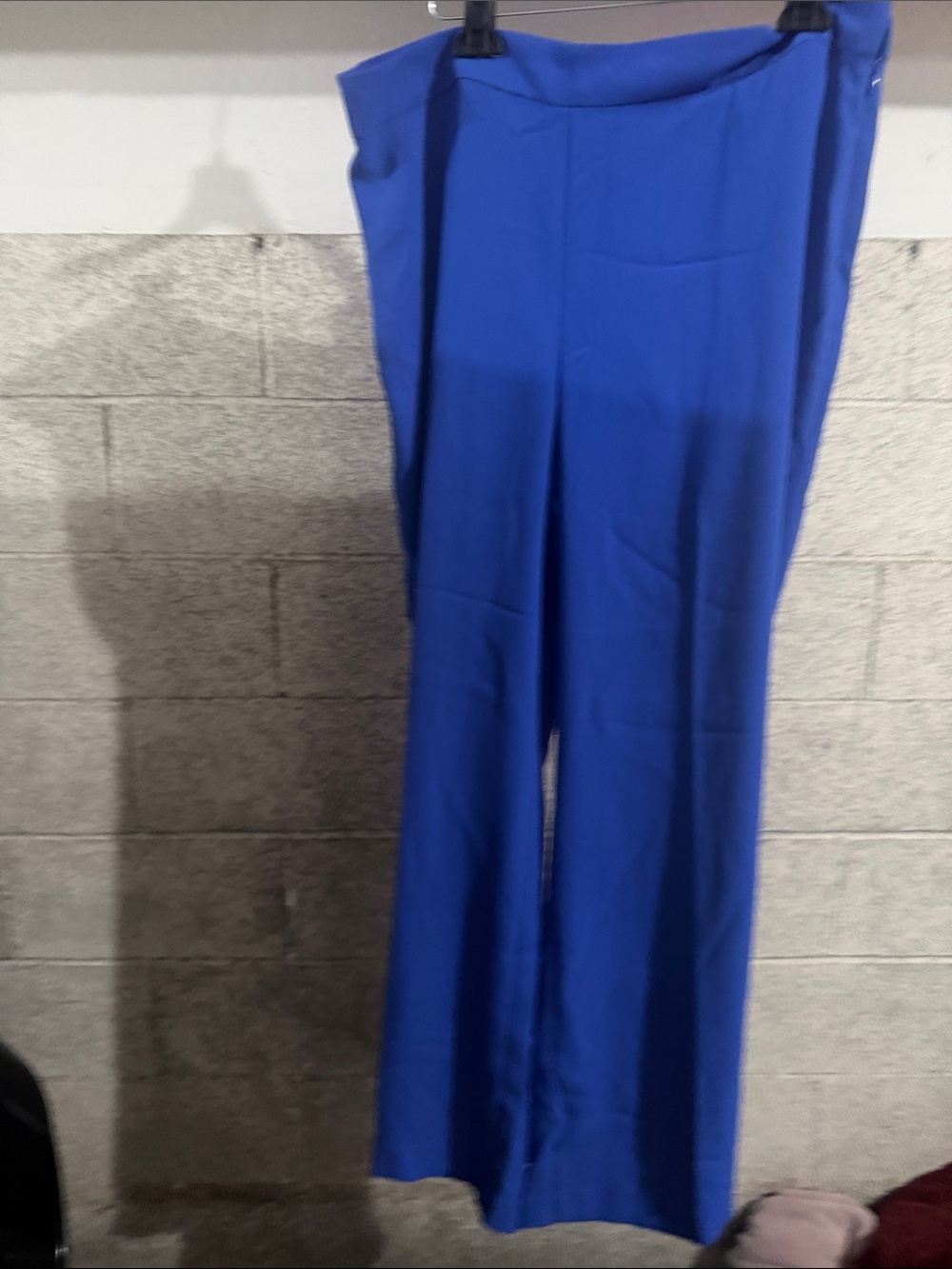 Ann Taylor Cobalt Wide-Leg Dress Pants
